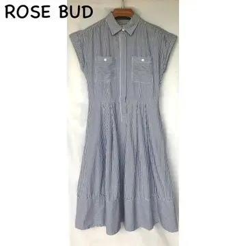 ROSE BUD 스트라이프 패턴 원피스
