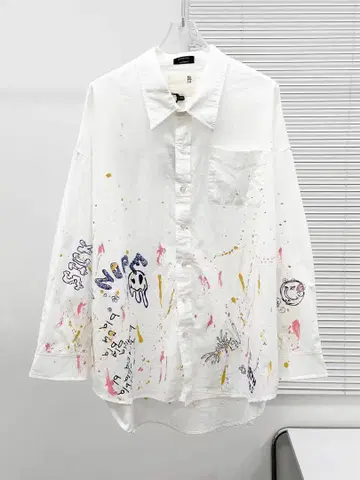 새상품급 R13 DROP NECK SHIRT 남녀 같은 형태