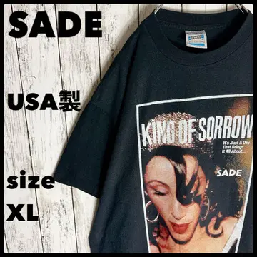SADE 샤데 티셔츠 양면 프린트 USA제 XL 킹 오브 솔로