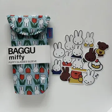 BAGGU miffy PUFFY GLASSES SLEEVE 덤 포함