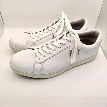 테토옴 스무스 레더 스니커즈 화이트 화이트 가죽 TETE HOMME