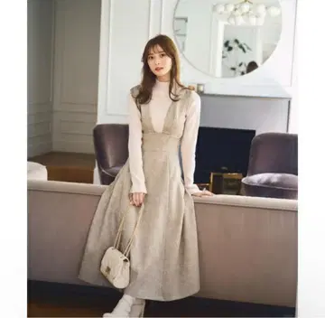 자카드 잔스카 원피스 프로포션 바디 드레싱