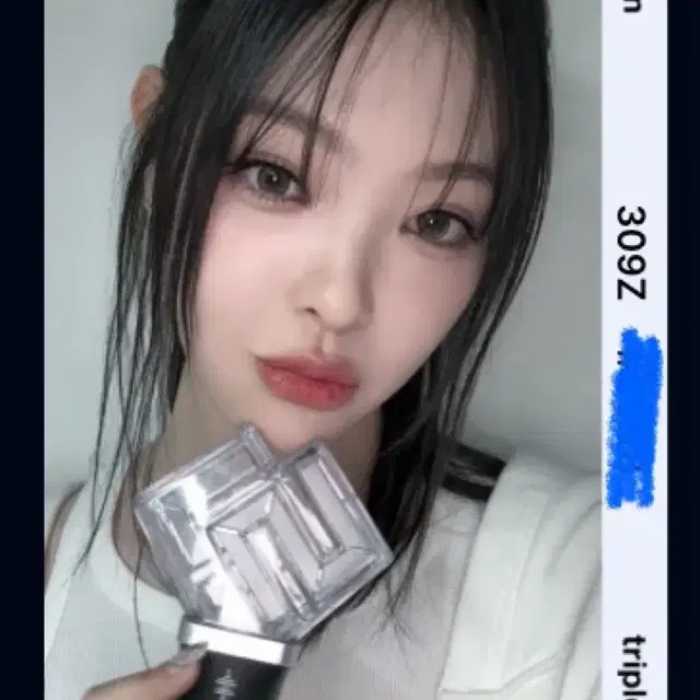 트리플에스 린 응원봉 오브젝트