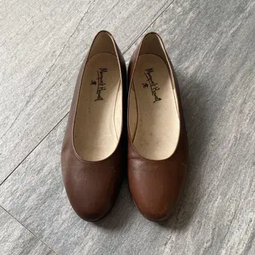 Margaret Howeell 브라운 펌프스 23cm 일본제