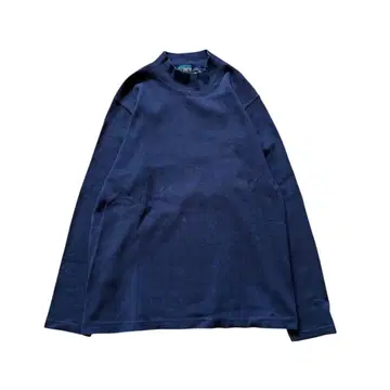 90s j.crew 거인 택 리브 니트 모크넥