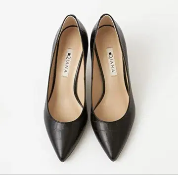 DIANA 블랙 펌프스 23.5cm
