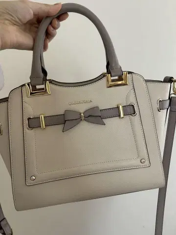 SAMANTHAVEGA 베이지 숄더백