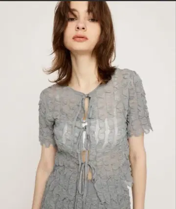 SHEER 2WAY TOPS 시어 2웨이 상의 / 셋업 가능