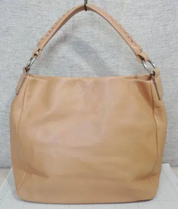 츠치야 가방 클라르테 가죽 숄더백 핸드백 핑크 베이지