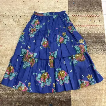 Ungaro 웅가로 스커트 꽃무늬 프릴