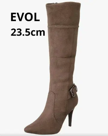 Evol 이볼 I 롱 부츠 브라운 23.5cm