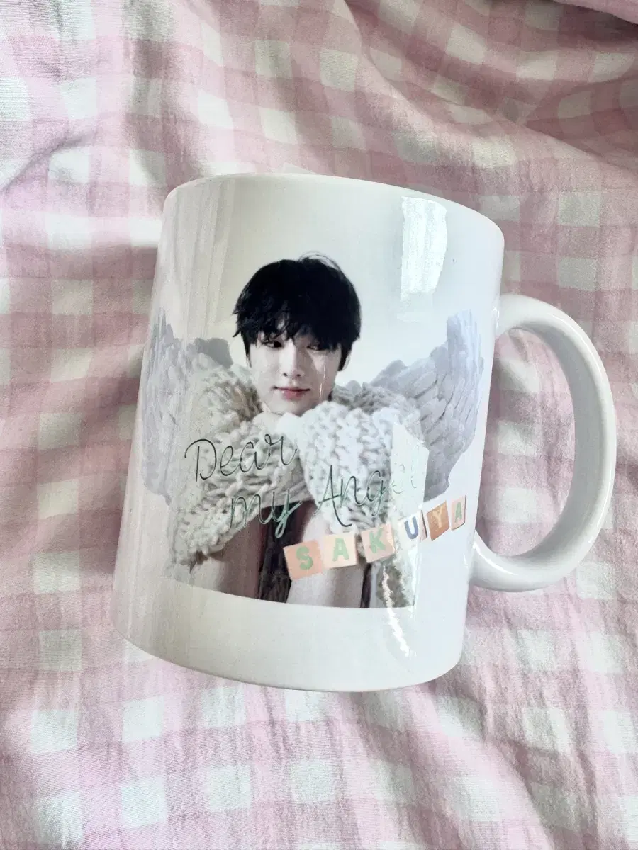 엔시티 위시 사쿠야 생일 카페 럭드 머그컵 판매