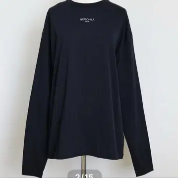 지프소피아 롱 T 블랙 블랙 GYPSOHILA CLUB Long Tee