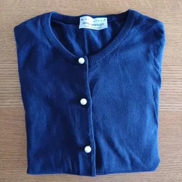 JOHN SMEDLEY 마르티니크 네이비 가디건 S