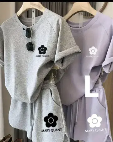 MARY QUANT 맨투맨 셋업 마리콴트 상의 하의