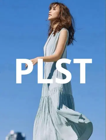 PLST 플라스테 라이트 새틴 개더 원피스 슬리브리스 앞뒤 2WAY