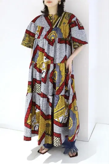 CITYSHOP 아프리카 바틱 원피스 odile jacobs