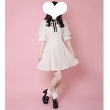 ROJITA 데콜테 오픈 하이넥 원피스