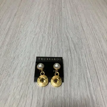 TRUSSARDI 골드 드롭 귀걸이