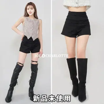 다리치 darich 더블 크로스 벨트 숏 팬츠 BLK M