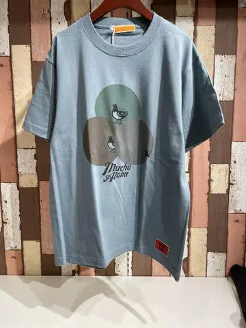 MUCHO ALOHA 반팔 티셔츠 L BUL MAT-009
