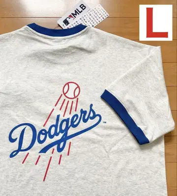새상품 MLB 다저스 남성용 티셔츠 반팔 자수 로고 오타니 쇼헤이 L