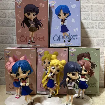 Qposket 세일러문 피규어 5종 세트
