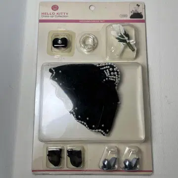 웨딩 드레스 세트 블랙 키티 드레스업 컬렉션