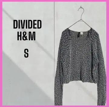 [디바이드] [H&M] 마다라 U넥 긴팔 시어 니트 미사용