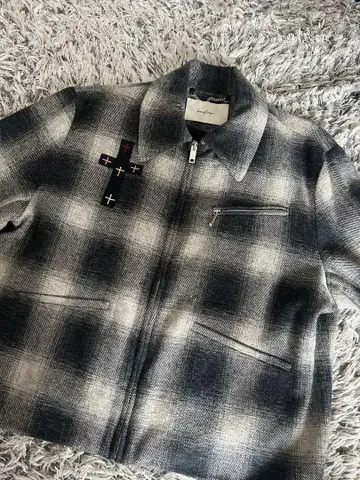 SECOND/LAYER 오라클 재킷 타탄 48