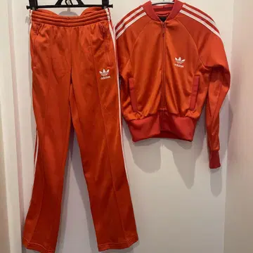 아디다스 오리지널 오렌지 저리 셋업