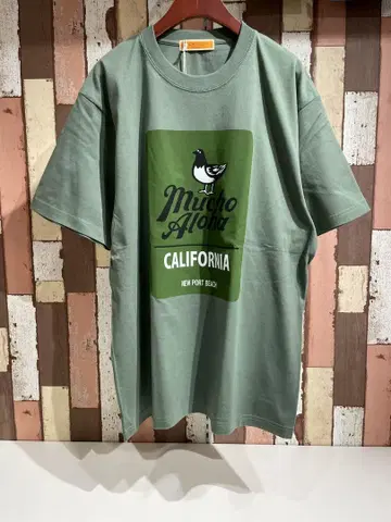 MUCHO ALOHA 반팔 티셔츠 L 그린 MAT-010