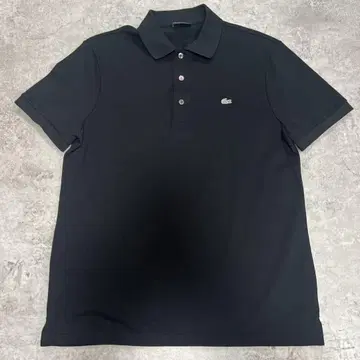 일본제 라코스테 LACOSTE 피케 셔츠 블랙 사이즈 4(L 상당)