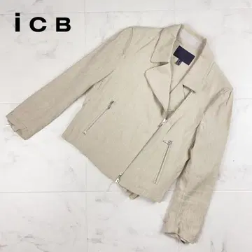 새상품급 iCB 린넨 혼방 테일러드 캐주얼 자켓 사이즈 4*HC365
