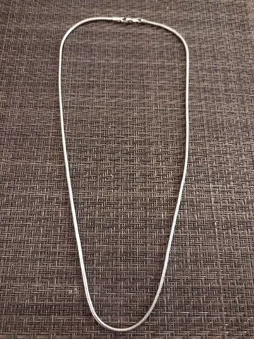 SILVER925 스네이크 체인 45cm 골드