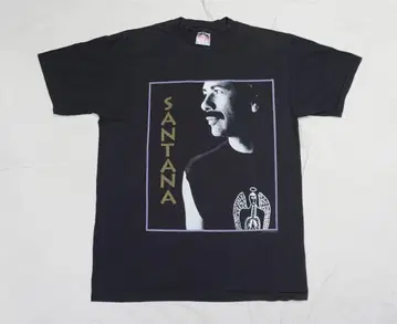 90's USA형 Santana 투어 티셔츠 락 빈티지