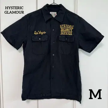 Hysteric Glamour 반팔 워크 셔츠 M 블랙