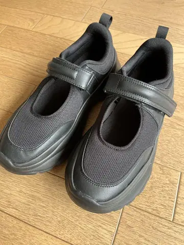 지유 볼륨 밑창 벨트 스니커즈 XL