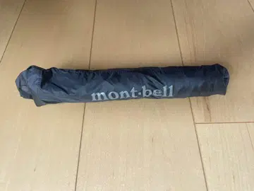 미사용 mont-bell 접이식 우산 트레킹 엄브렐라 롱테일