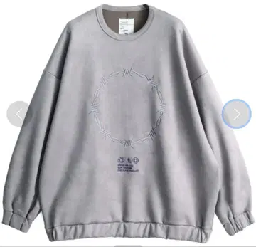 "BARBED WIRE" MICRO SUEDE SWEAT 트레이닝복