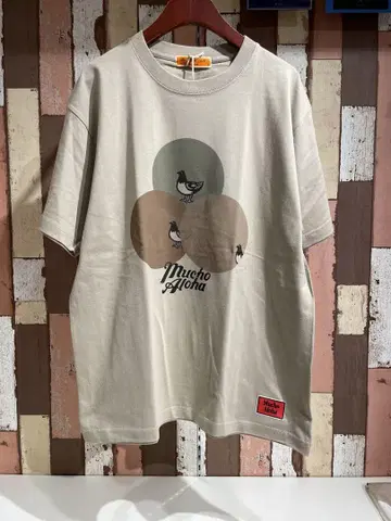 MUCHO ALOHA 티셔츠 MAT-009 베이지 XL