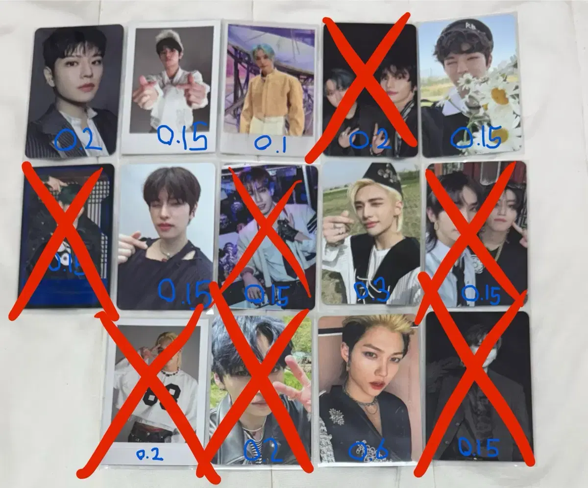 스키즈 스트레이키즈 포카 포토카드 현진 승민 창빈 방찬 아이엔 한 필릭스