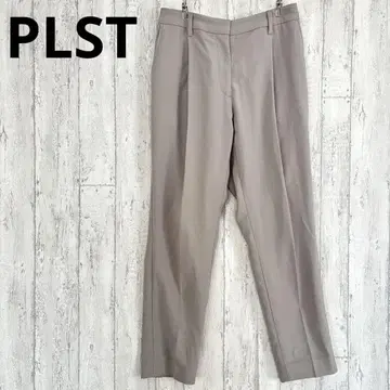 플라스테 PLST 턱 테이퍼드 팬츠 [S] 슬랙스 심플