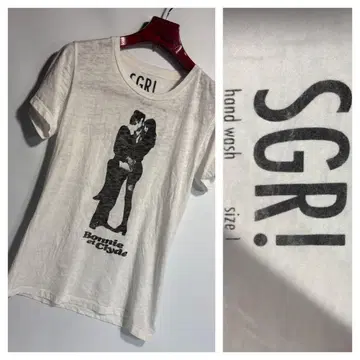 SGR! USA제 BonnieetClyde 보니와 클라이드 무비 티셔츠