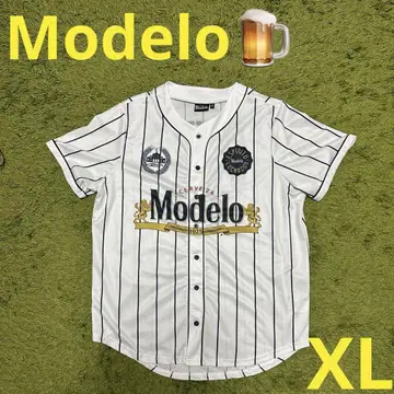새상품급/Modelo 베이스볼 셔츠 XL 맥주 CERVEZA 멕시코