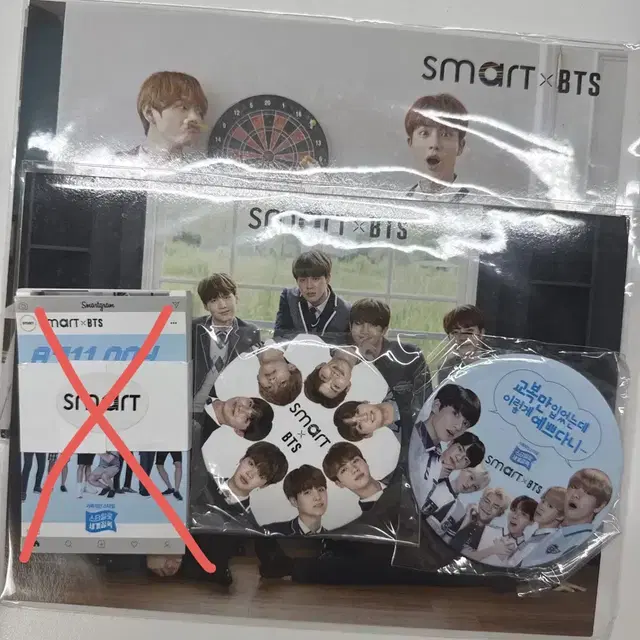 방탄소년단 BTS SMART 스마트 포카 손거울 굿즈 미개봉