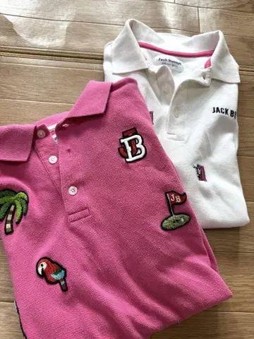 Jack bunny 피케 셔츠 2종 세트 사이즈 5 (L 사이즈)