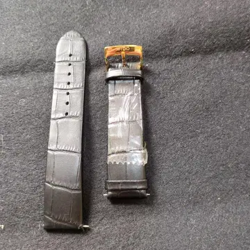 미도 정품 가죽 벨트 20mm 블랙 정품 버클 포함 스프링 바 포함