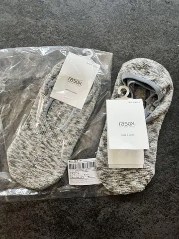 신상품 rasox 라삭스 양말 M 사이즈 2켤레 24~26cm 일본제
