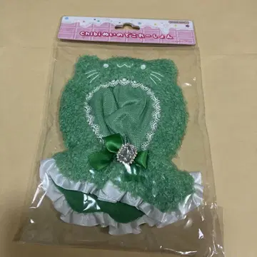 치비 누이 데코레이션 그린 그린 색 고양이 1개